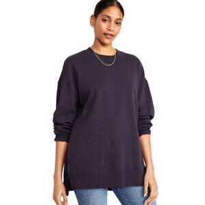 Old Navy Oversized Sweatshirt Size Small Boyfriend Tunic Crewneck Pullover Cozy
